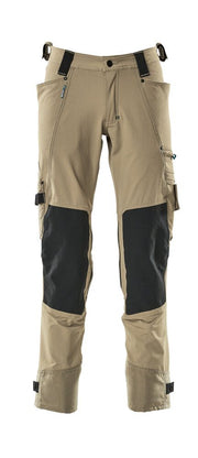 Mascot Advanced Trousers with Dyneema Kneepad Pockets - Light Khaki