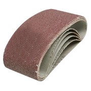 Silverline Sanding Belts 75 X 457mm 5Pk - 40 Grit
