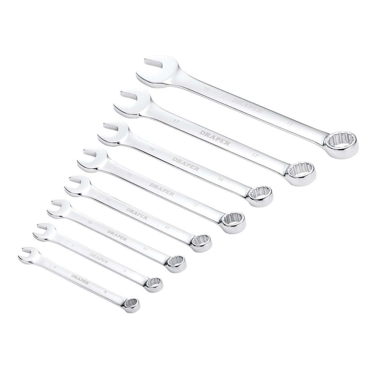 Draper Tools HI-TORQ® Metric Combination Spanner Set (8 Piece)