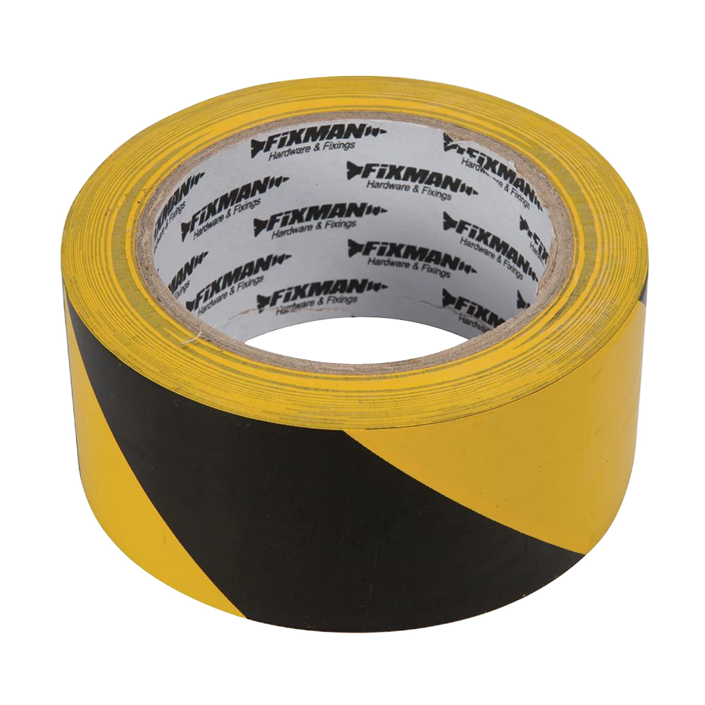 Fixman Hazard Tape - Black/Yellow