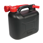 Silverline Plastic Fuel Can 5Ltr - Black