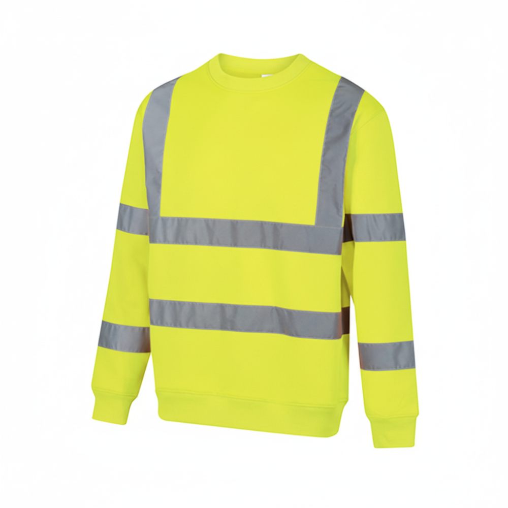 Future Garments Aqua Hi-Vis Crew Neck Sweatshirt