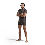 Blaklader Underwear T-Shirt Xlight, 100% Merino 4798 #colour_dark-grey-yellow