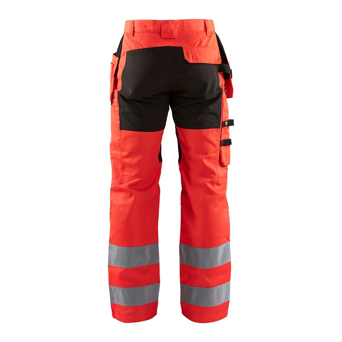 Blaklader Hi-Vis Trousers with Stretch 1552 - Hi-Vis Red/Black