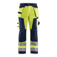 Blaklader Hi-Vis Craftsman Trousers 1568 - Hi-Vis Yellow/Navy Blue
