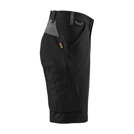 Blaklader Service Shorts 4-Way Stretch Women 7123 #colour_black-dark-grey