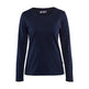Blaklader Women's Long Sleeved T-Shirt 3301 #colour_navy-blue