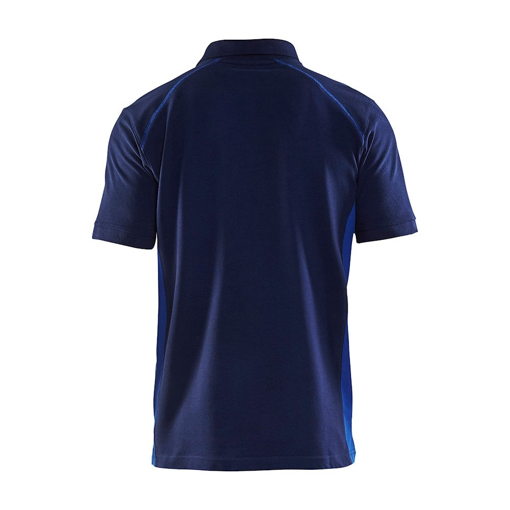 Blaklader Polo Shirt 3324 #colour_navy-blue-cornflower-blue