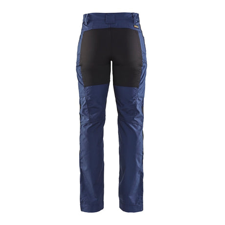 Blaklader Women's Service Trousers Stretch 71591845 #colour_navy-blue-black