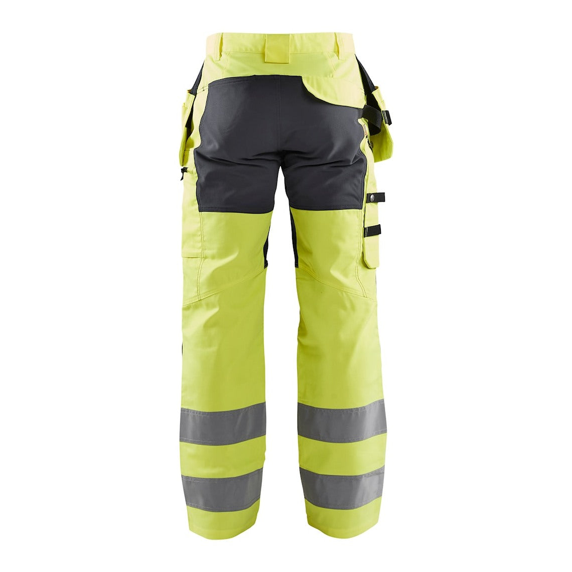 Blaklader Hi-Vis Trousers with Stretch 1552 - Hi-Vis Yellow/Mid Grey