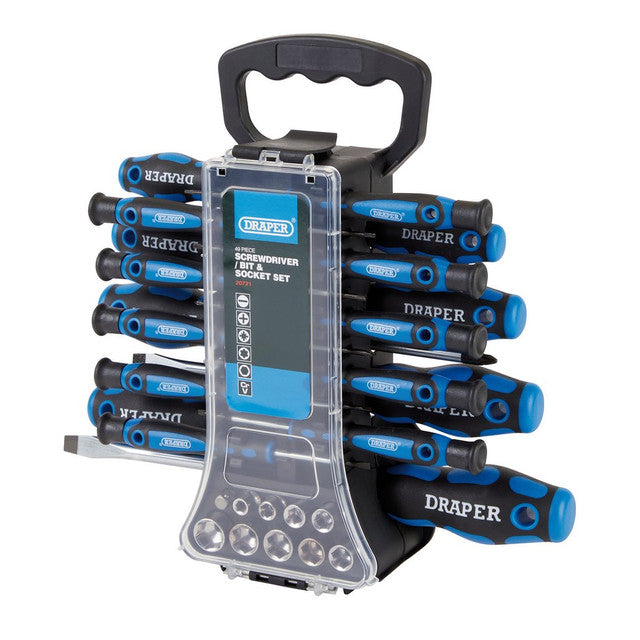 Draper Tools Screwdriver, Socket And Bit Set (49 Piece) – GS Workwear