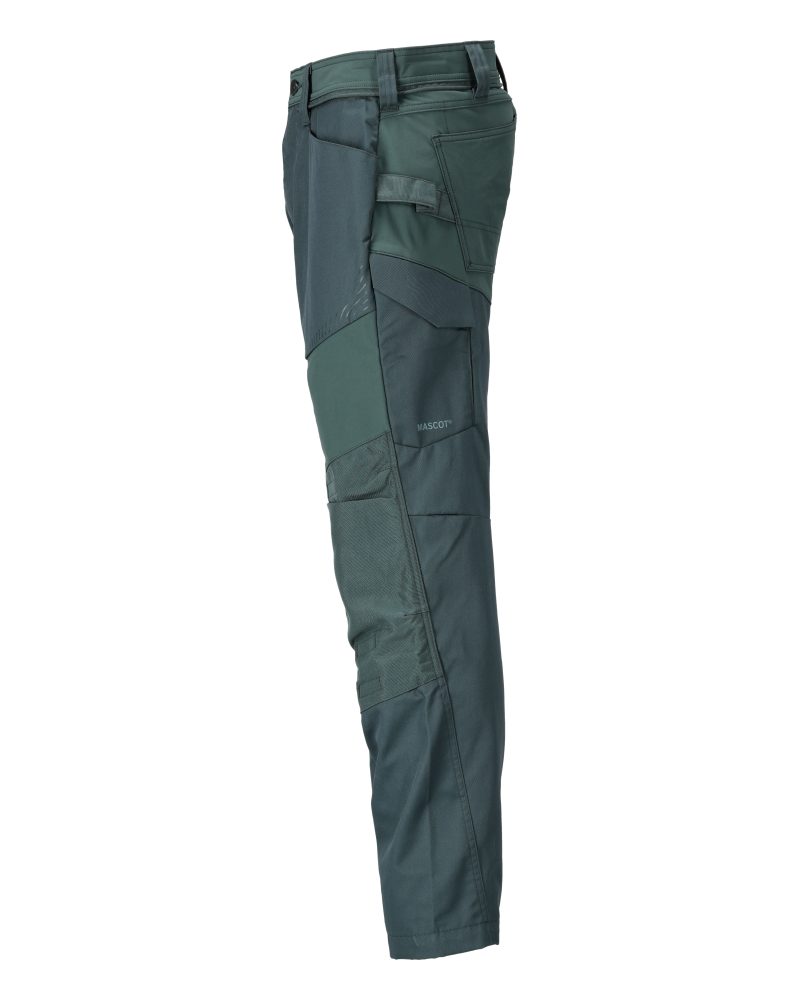 Mascot Customized Trousers with Kneepad Pockets - Forest Green