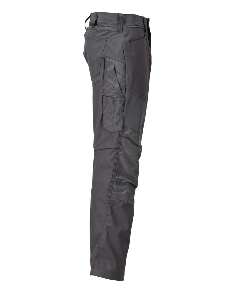 Mascot Customized Trousers with Kneepad Pockets - Stone Grey