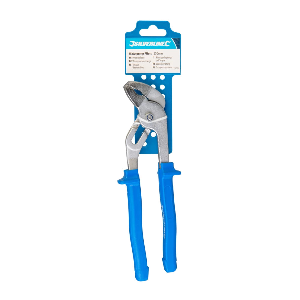 Silverline Waterpump Pliers - Length 250mm/Jaw 38mm