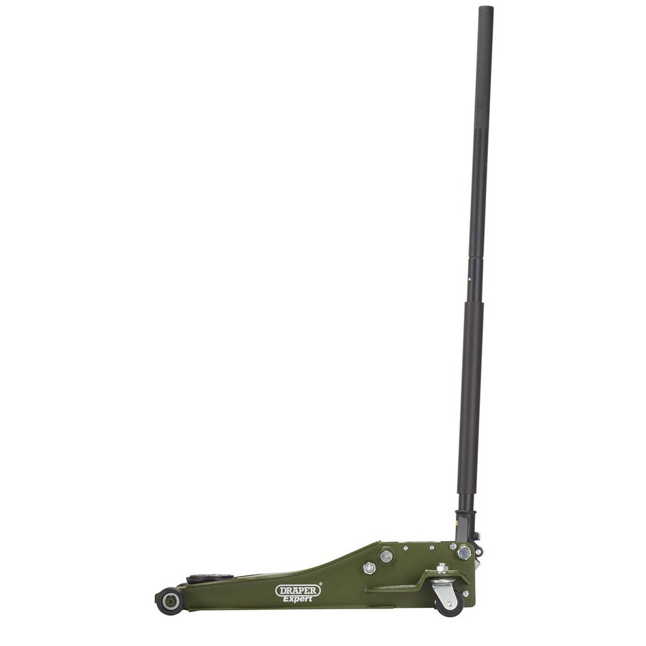 Draper Tools Expert Professional Low Profile Fast Lift Garage Trolley Jack, 3 Tonne, Green