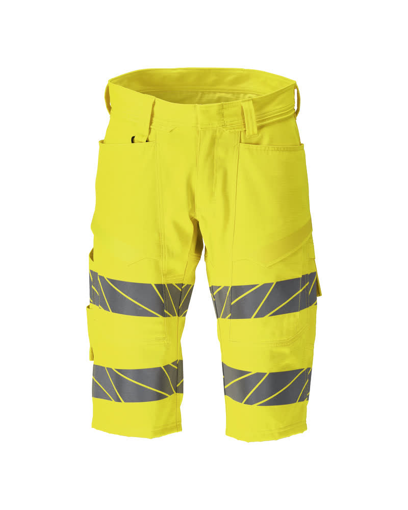 MASCOT Accelerate Safe Shorts 25049 â€“ Hi-Vis Stretch Work Shorts