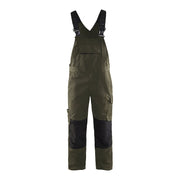 Blaklader Bib Overall with Stretch 2695 - Dark Olive Green/Black
