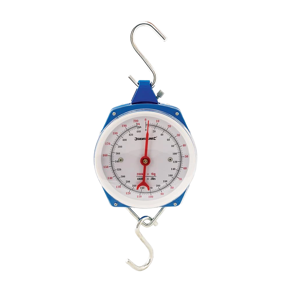 Silverline Hanging Scales Heavy Duty 200kg