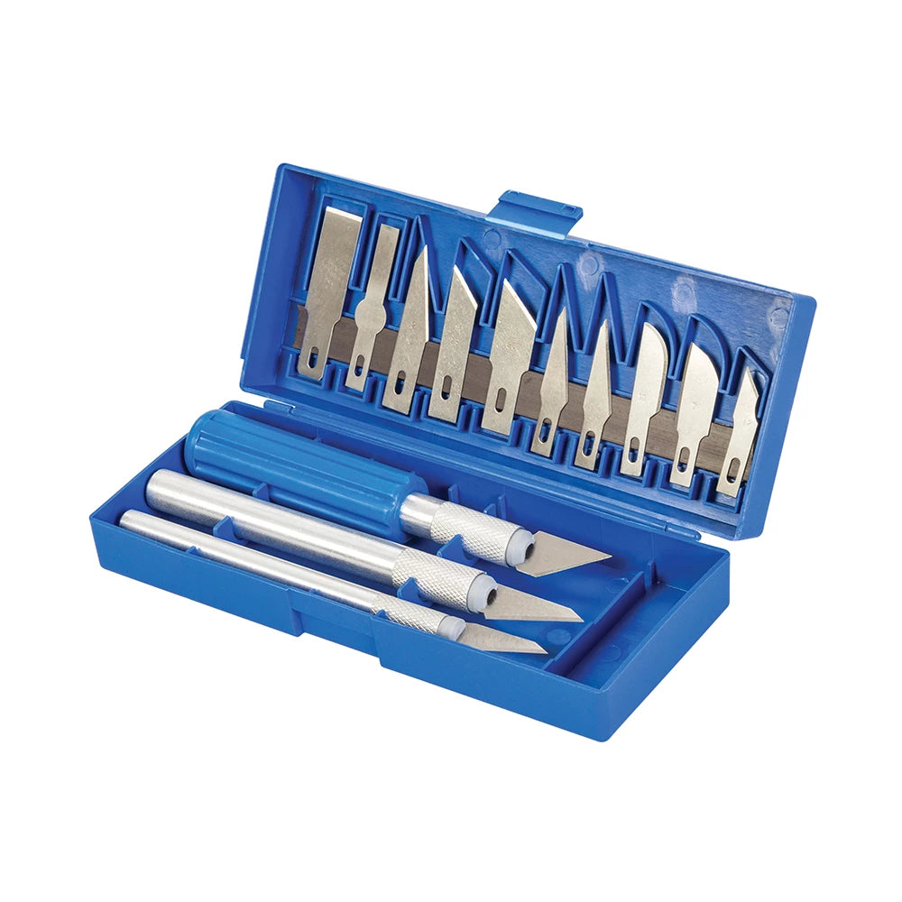 Silverline Hobby Knife Set 16Pce