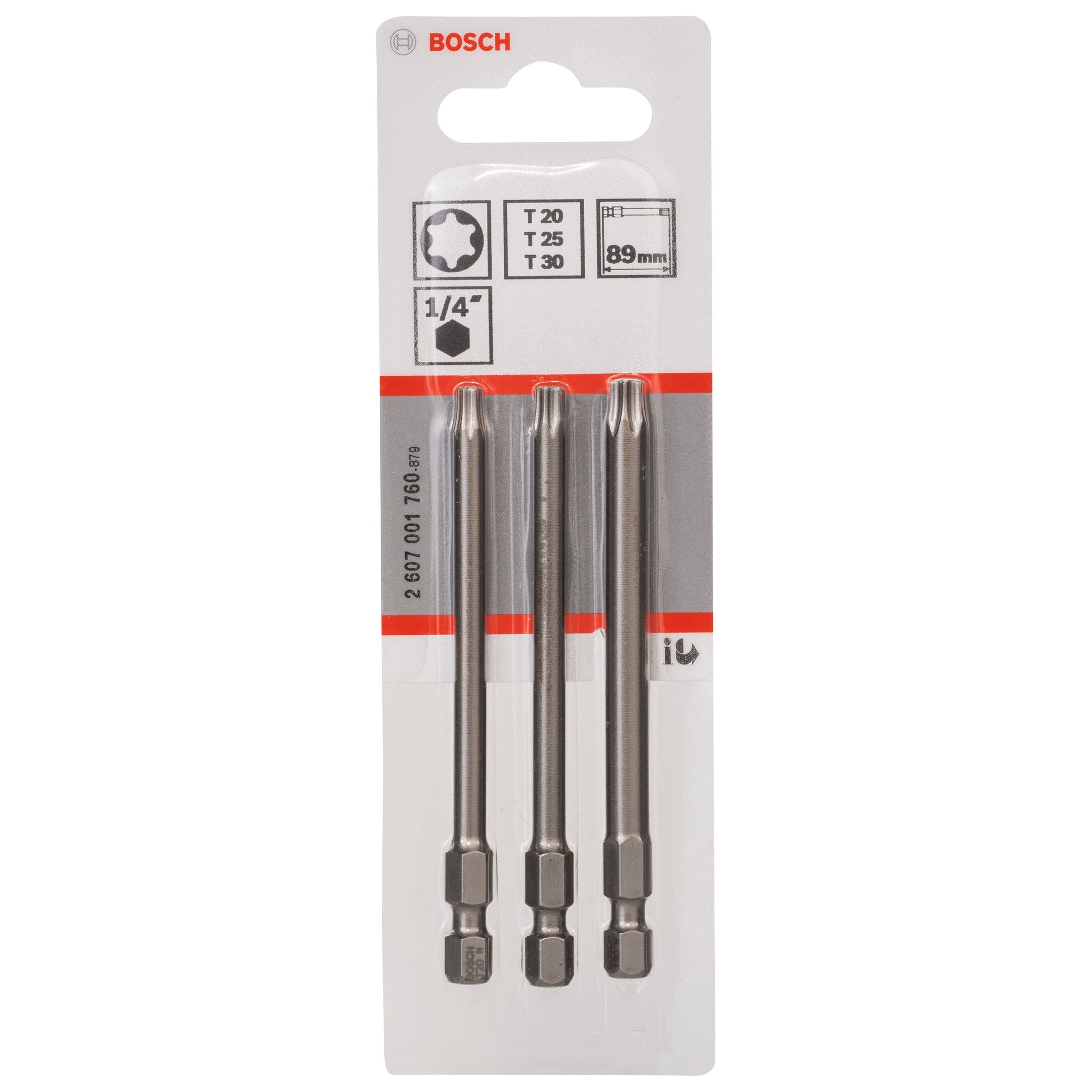 Bosch Professional 3 Pack Torx (89mm) - Mixed