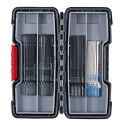Bosch Professional 40-Piece Jigsaw Blade Set for Wood and Metal - Includes T 244 D (10x), T 144 D (10x), T 101 B (10x), and T 121 AF (10x)