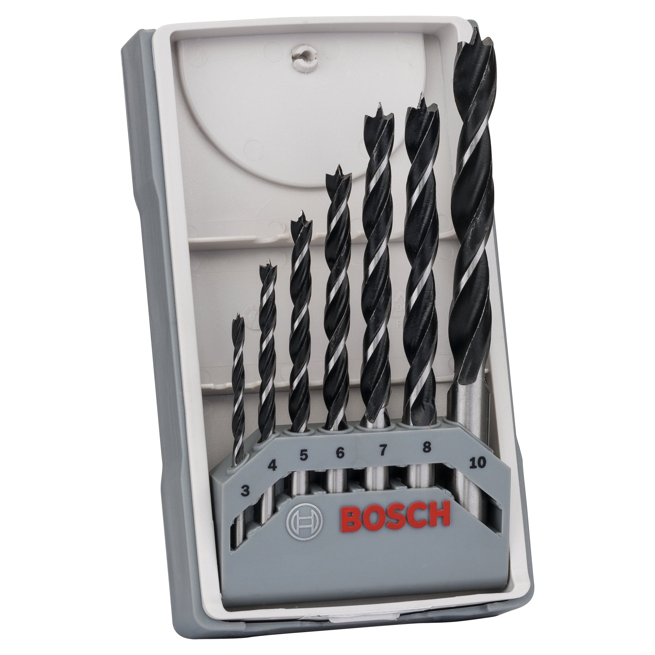 Bosch Professional 7-Piece Wood Drill Bit Set (3, 4, 5, 6, 7, 8, 10)