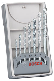 Bosch Professional 7-Piece CYL-1 Masonry Drill Bit Set - 3, 4, 5, 5.5, 6, 7, 8mm