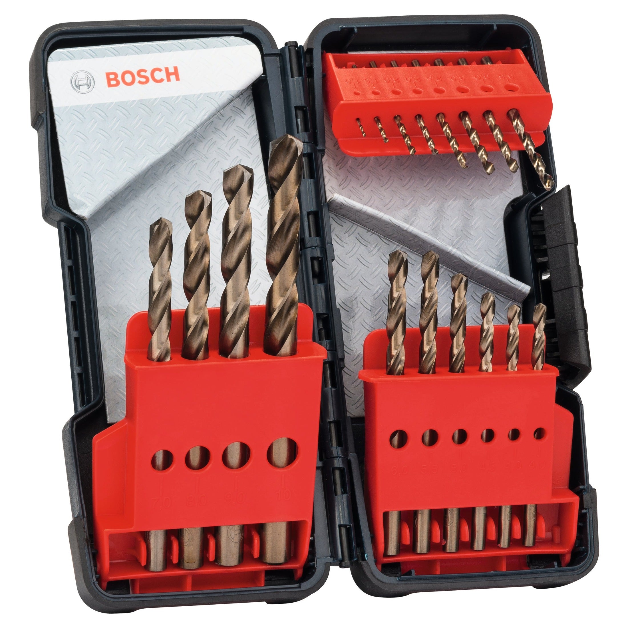Bosch Professional 18-Piece HSS-Co Tough Box