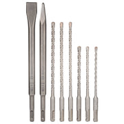 Bosch Professional SDS Plus & Chisel Hammer Drill Bit Set - 8 Pieces