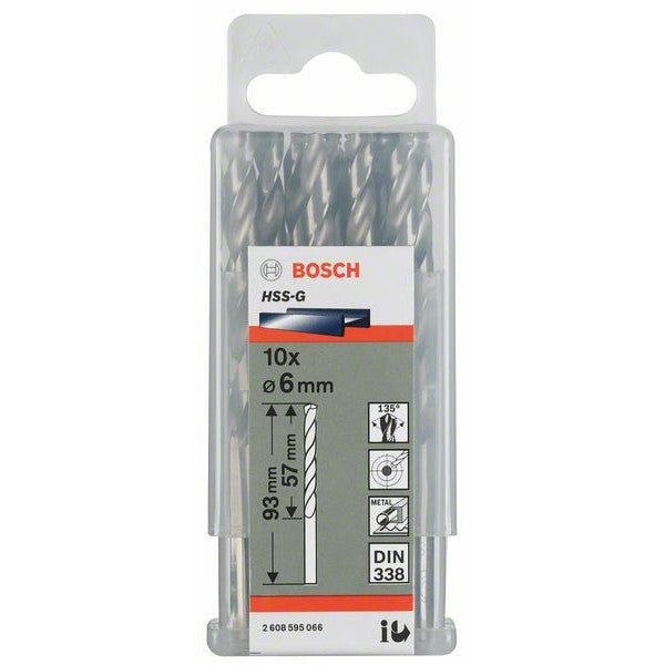 Bosch Professional HSS-G, 15/64" x 2 21/32" x 3 7/8"
