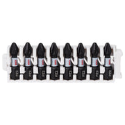 Bosch Professional 25mm Impact Screwdriver Bit Insert Pack - 8xPZ2 Pick & Clic