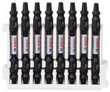 Bosch Professional Impact Double Ended Bit Pack 65mm, 8xT20 Pick & Clic