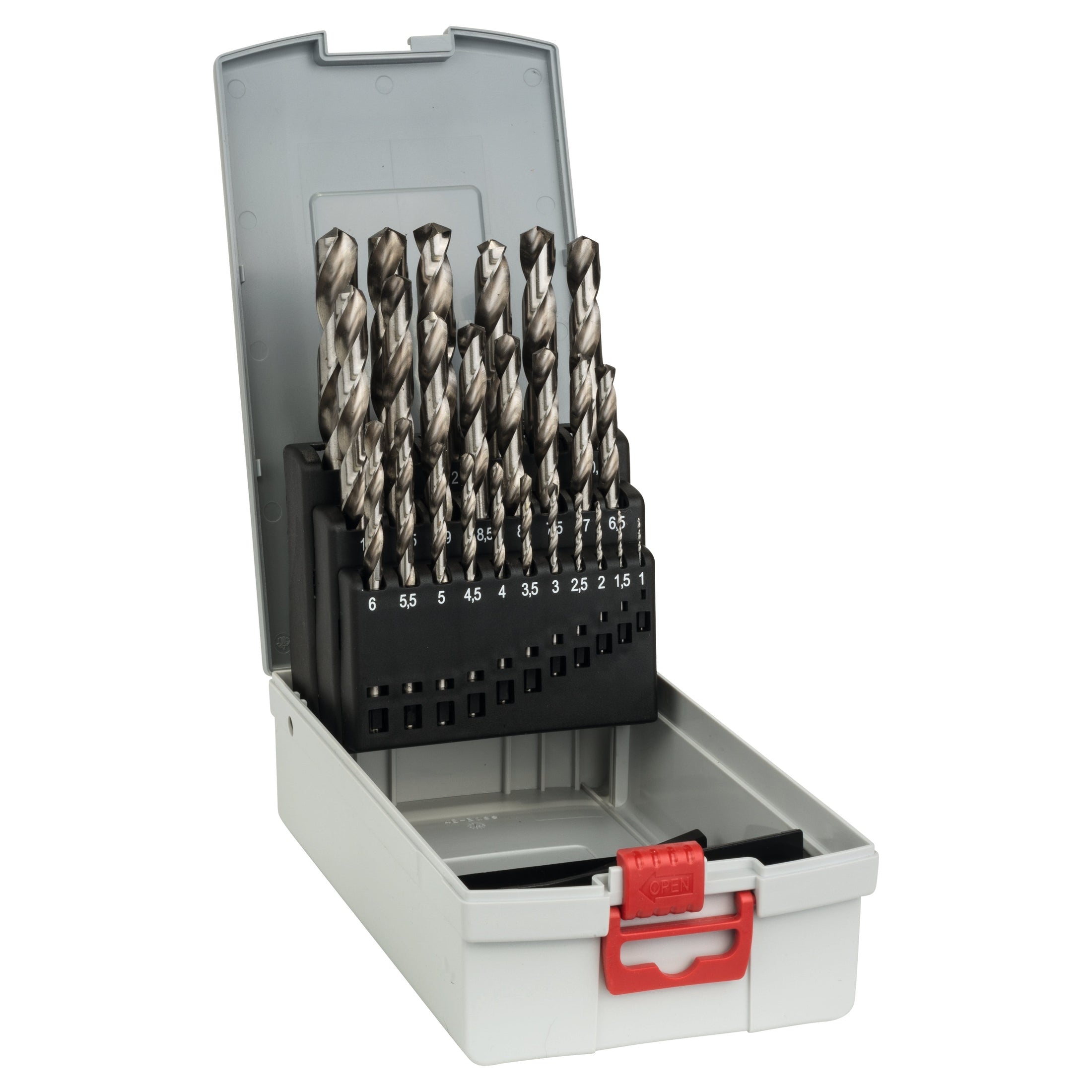 Bosch Professional HSS-G ProBox Metal Drill Bit Set - 25 Pieces, 1-13mm, DIN 338, 135°
