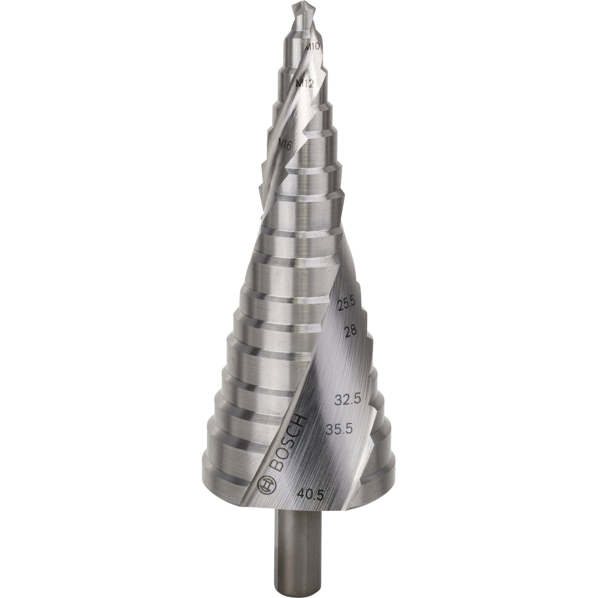 Bosch Professional Step Drill Bit HSS - 6 Sizes (M10, M12, M16, M20, M25, M32, M40)