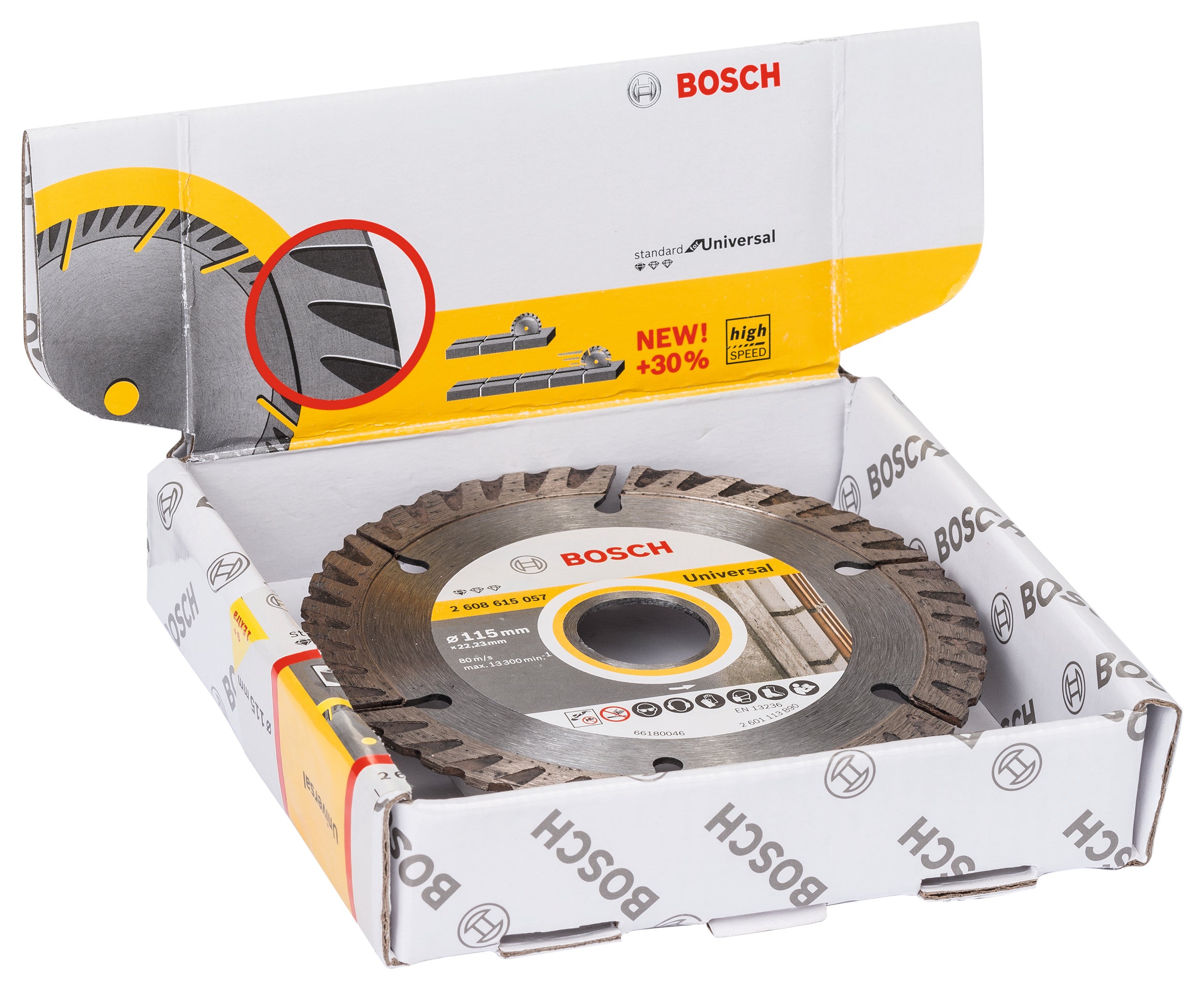 Bosch Professional Diamond Cutting Disc - Standard Universal (10 Pack) - 115x22.23x2x10