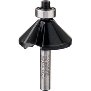 Bosch Professional Chamfer/Laminate Trim Bit 1/4", D1 35mm, B 13mm, L 14.6mm, G 56mm, 45°