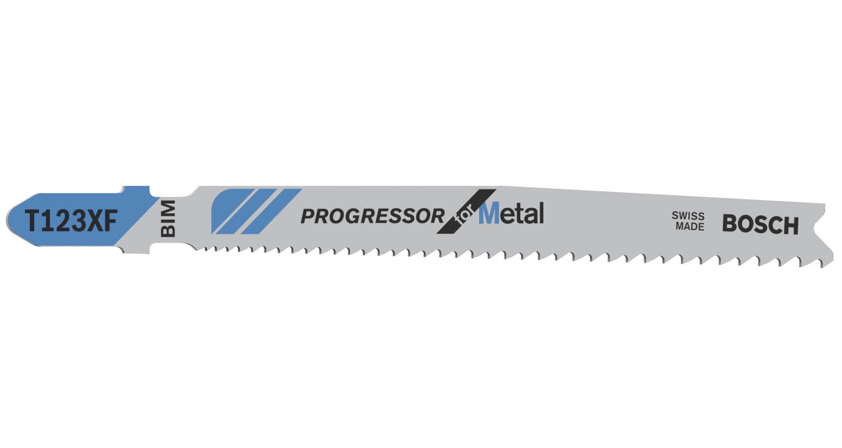 Bosch Professional Jigsaw Blade T 123 XF Progressor for Metal