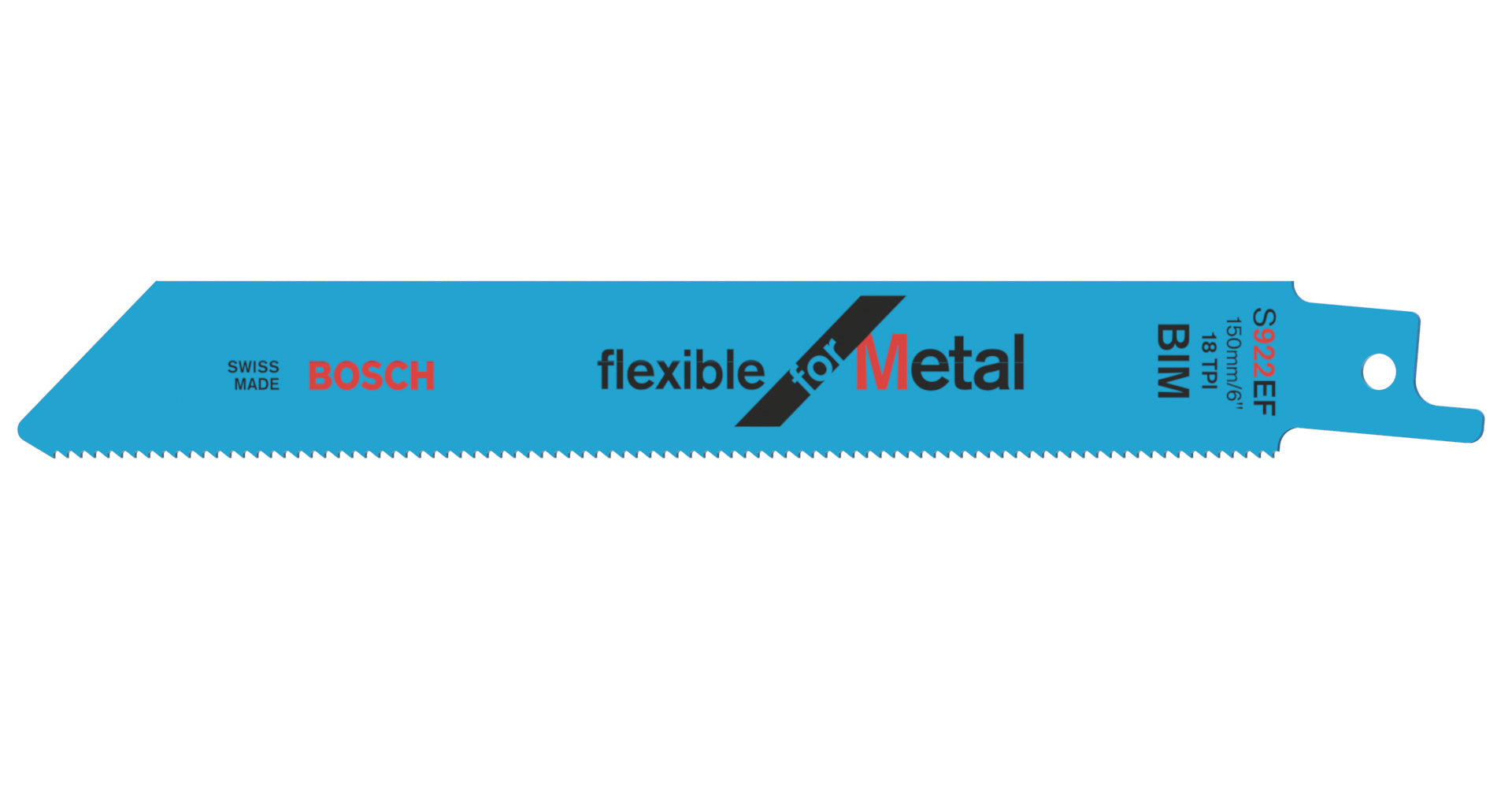 Bosch Professional 100-Pack S922EF BIM Flexible Blade for Metal