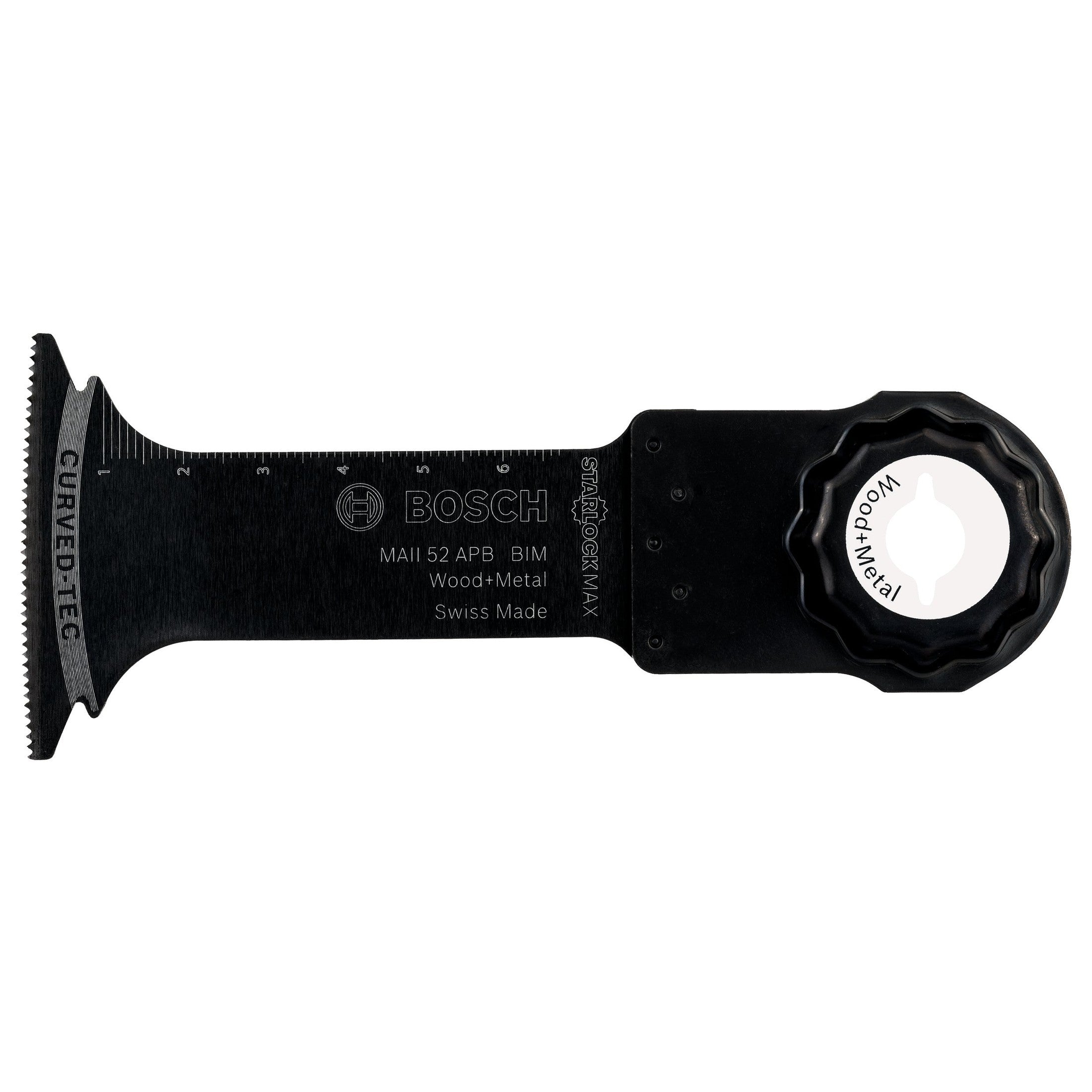 Bosch Professional Starlock Max MAII 52 APB BIM Wood+Metal Curved-Tec