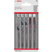 Bosch Professional 5pc Wood+Plastic T-Shank Set