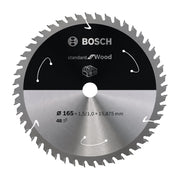 Bosch Professional Circular Saw Blade for Cordless Saws - Standard for Wood - 165x1.5/1x15.875 T48