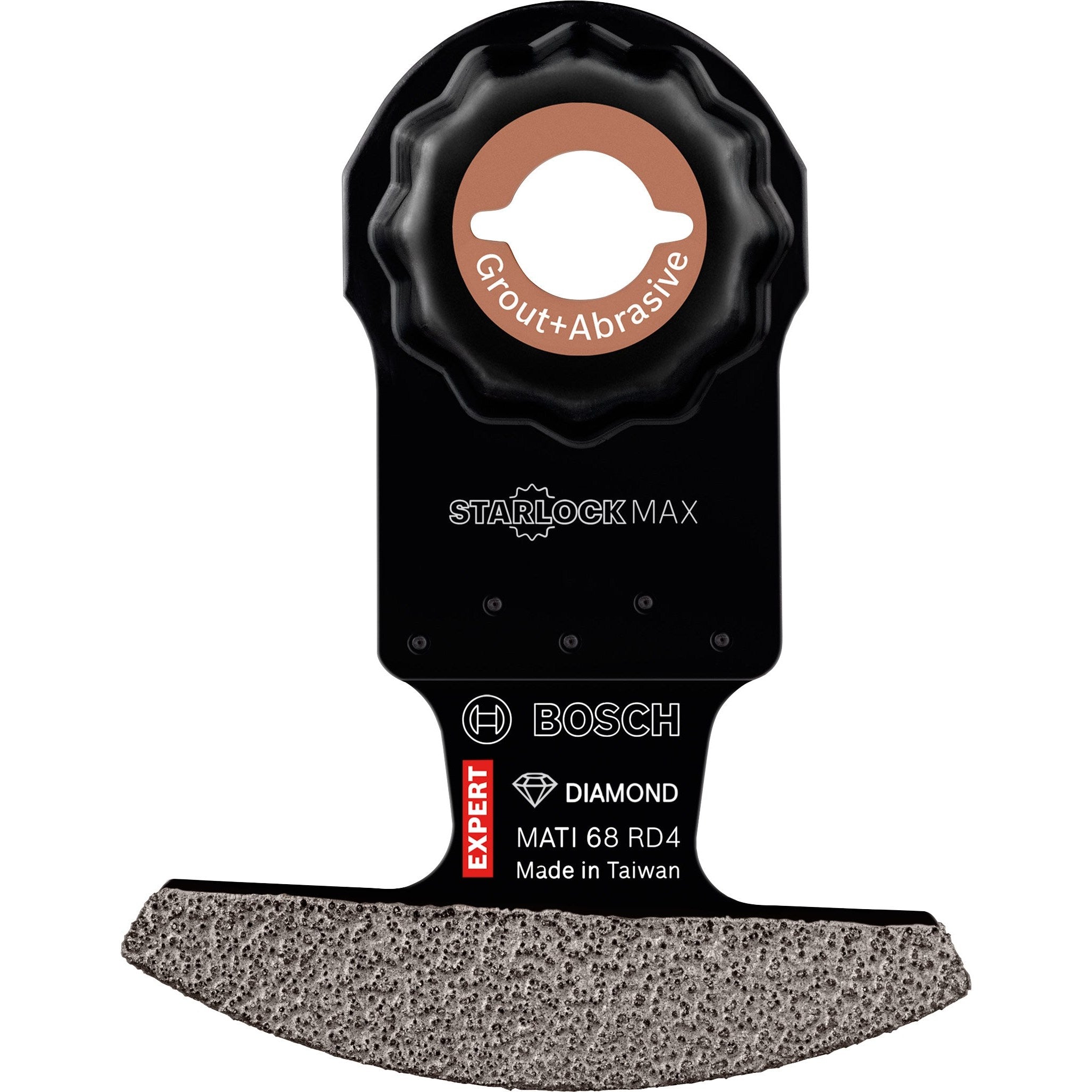 Bosch Professional StarlockMax Diamond Semi-Segment Grout & Abrasive MATI68RD4 - 1 Piece