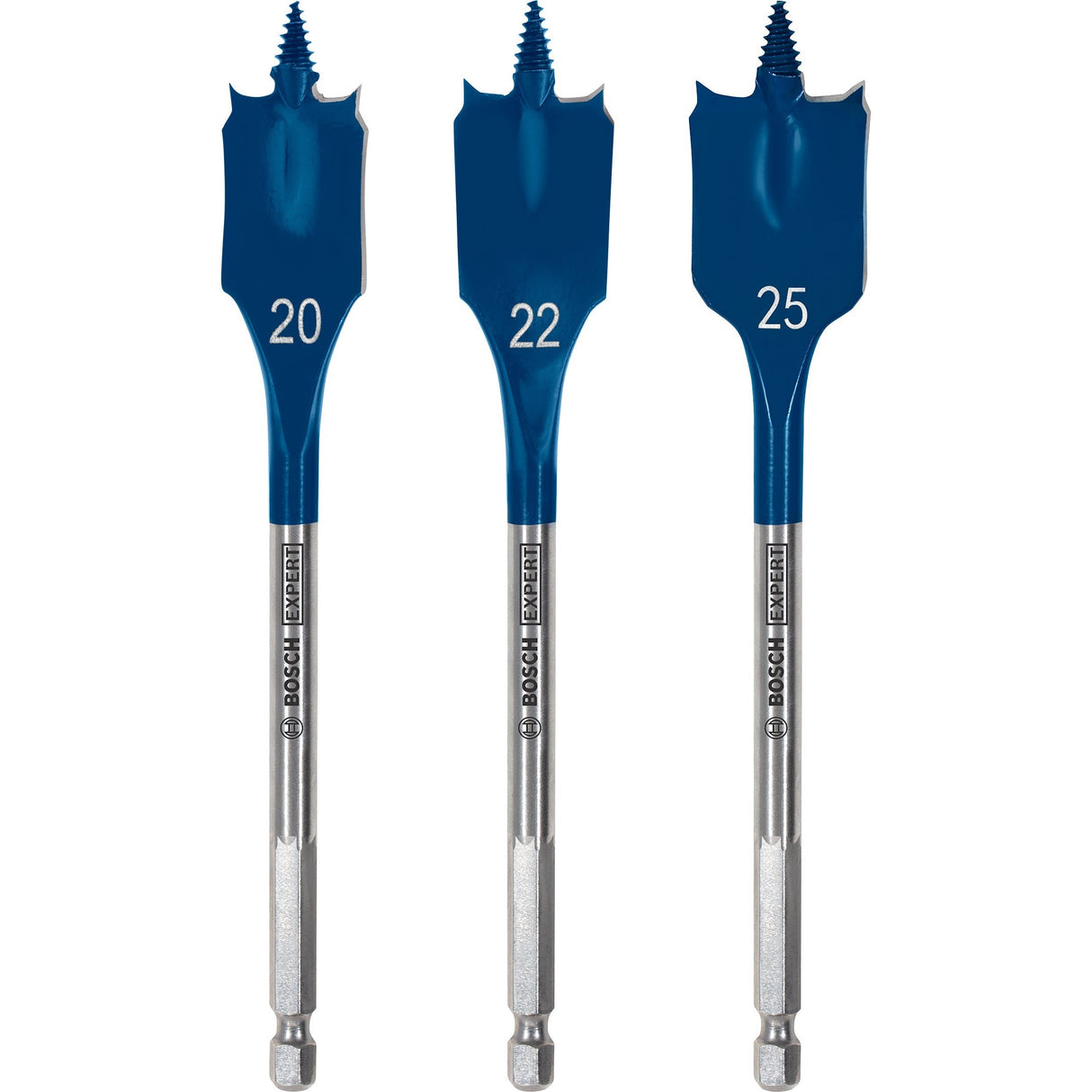 Bosch Professional SelfCut Speed Spade Drill Bit Set - 20/22/25 mm (3 Pieces)
