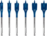 Bosch Professional SelfCut Speed Spade Drill Bit Set - 6 Pieces (13/16/19/20/22/25 mm)