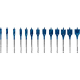Bosch Professional SelfCut Speed Spade Drill Bit Set - 13 Pieces (10-32mm)