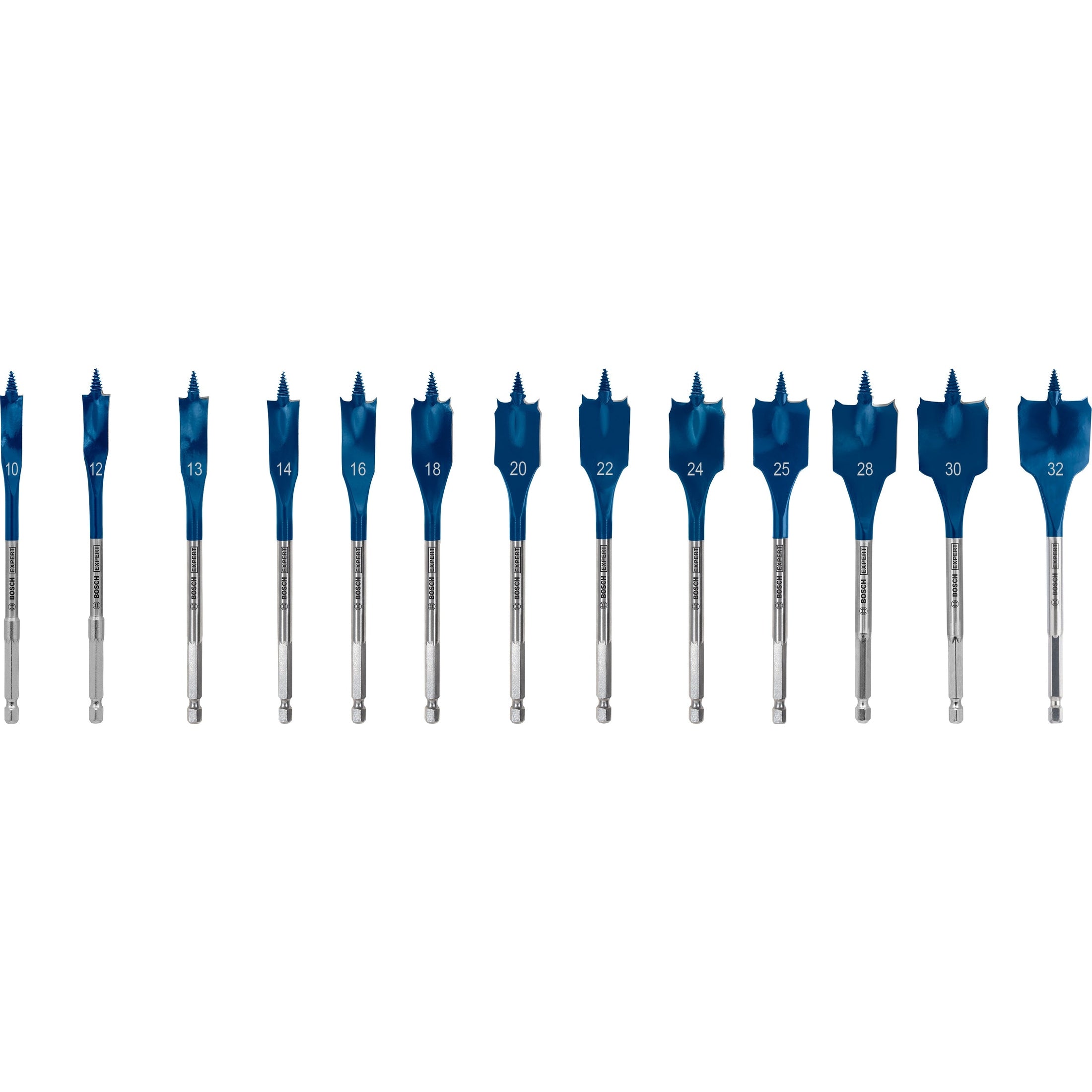 Bosch Professional SelfCut Speed Spade Drill Bit Set - 13 Pieces (10-32mm)