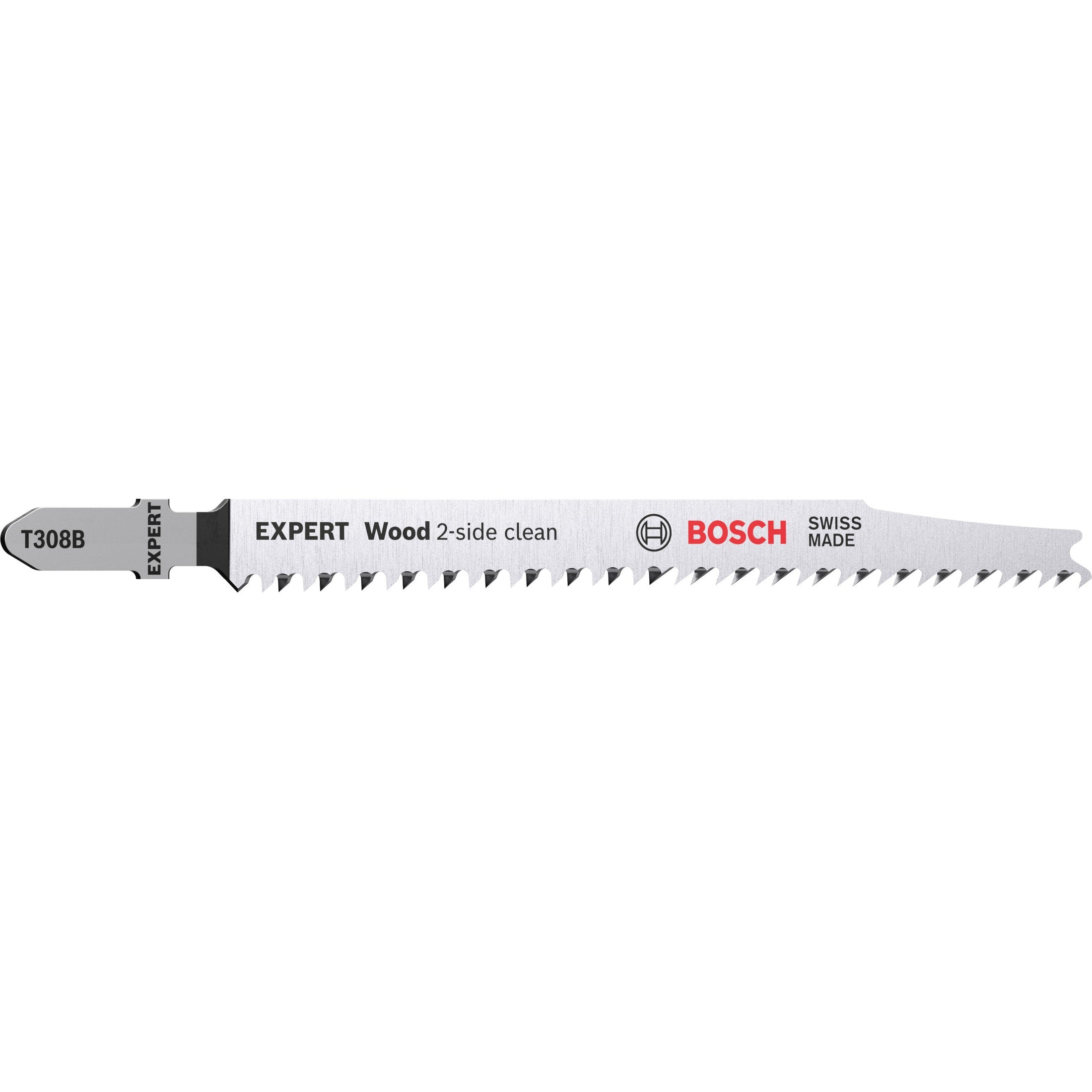 Bosch Professional Expert Wood Jigsaw Blade T 308 B, 2-Side Clean,  (5 Pieces)