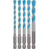 Bosch Professional MultiConstruction HEX-9 Drill Bit Set - 5.5/6/6/7/8mm (5 Pieces)