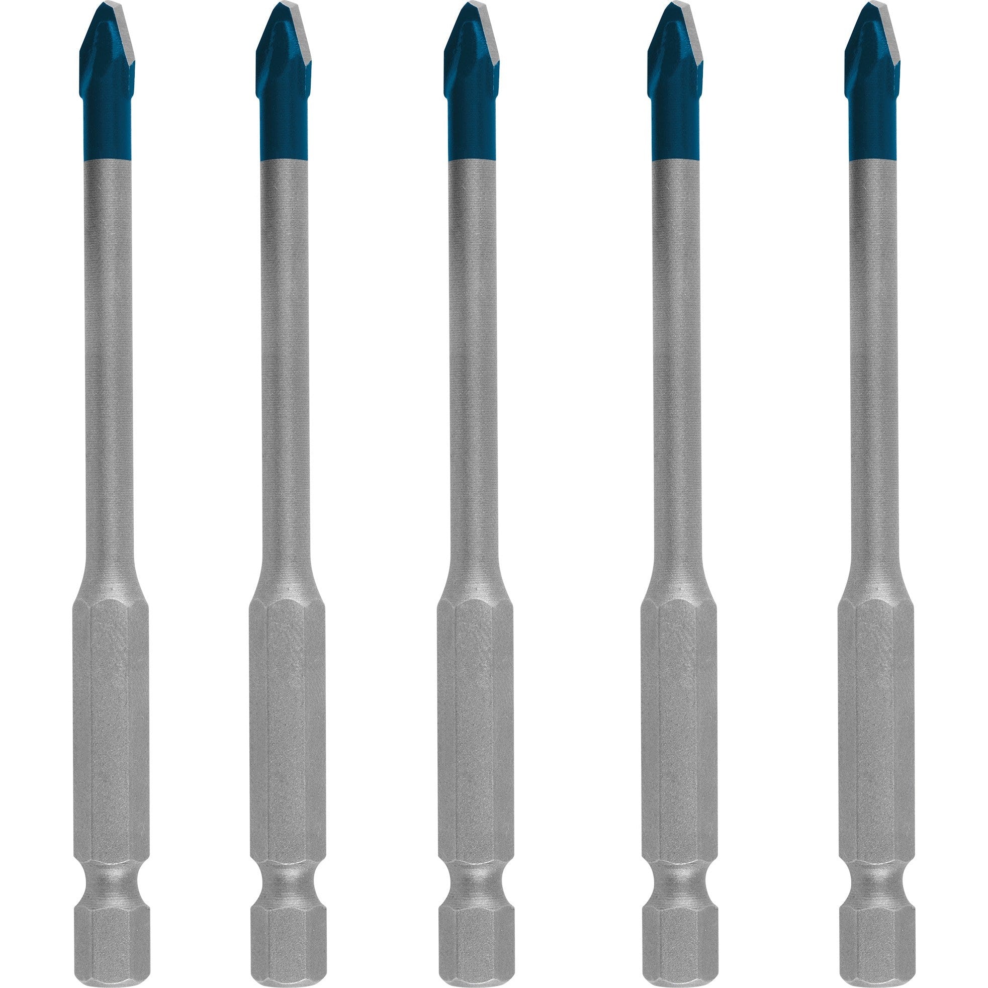 Bosch Professional HardCeramic HEX-9 Roof Tile Drill Bit Set, 5mm, 5-pc