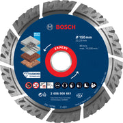 Bosch Professional MultiMaterial Diamond Cutting Disc - 150 x 22.23 x 2.4 x 12 mm